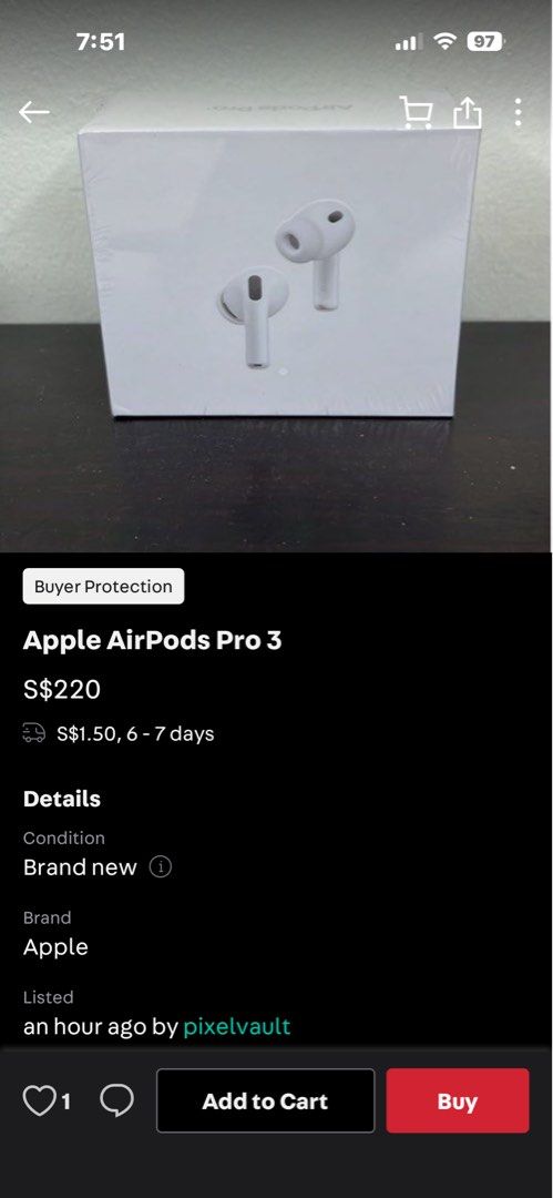 Airpods pro 3 DISCLAIMER