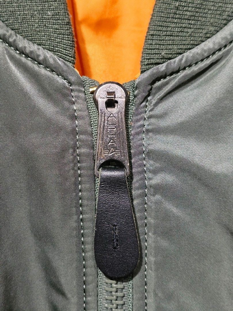 Alpha Industries MA-1 Flight Bomber Jacket Sage Green (Category: Coats, Jackets and Outerwear) located in Las Pinas. Submitted by noblethreads (Listing ID 1445169930, Image 3). Description: Alpha Industries MA-1 Flight Bomber Jacket Sage Green Size: Small on tag Dimensions: 23W x 26L 2,480+sf.