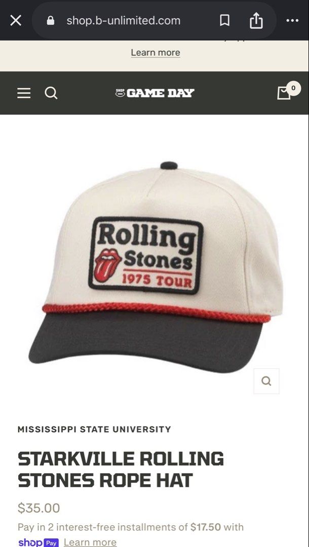 American Needle "The Rolling Stones" Rope Hat (Category: Caps & Hats) located in Las Pinas. Submitted by collabcart (Listing ID 1445223670, Image 2). Description: 📸 Actual photos posted. No edits, no filters. what you see is exactly what you get all items are ON-HAND. Please avoid asking questions such as “Do you have actual photos?” or “Can I see more photos?” when the listing already contains clear and detailed images. We put time and effort i