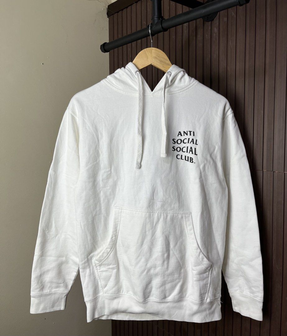 Anti Social Social Club Pullover Hoodie (Category: Coats, Jackets and Outerwear) located in Cabanatuan. Submitted by cabsygoods (Listing ID 1445179606, Image 1). Description: Anti Social Social Club Pullover Hoodie Dimes 20 x 27 inches Very good condition No issue Color rate 9/10 Dm to purchase! 📩.