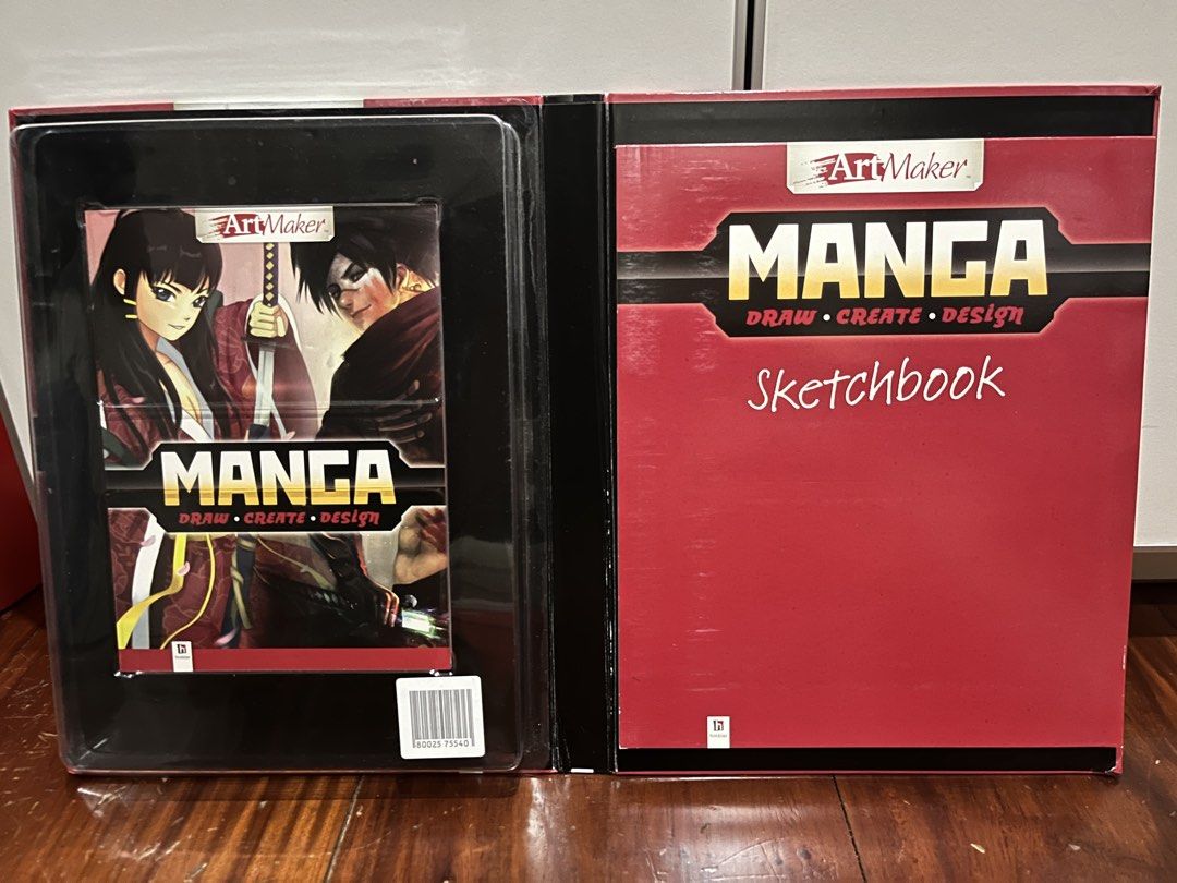 ArtMaker Manga Draw Create Design Kit with Pens & Sketchbook (Category: Art & Prints) located in Quezon City. Submitted by muffet9 (Listing ID 1445165362, Image 3). Description: - Learn to draw manga characters and worlds. - Kit includes: 5 specialist manga pens, artist's sketchbook. Sketching pencil not included. - Comes with a 48-page instructional book for step-by-step guidance. - Create incredible characters and fantastic worlds in classic ma