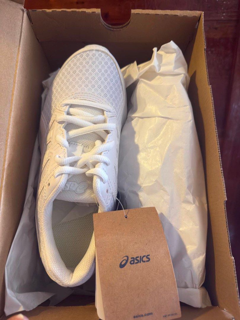 ASICS JOLT 3 Running Shoes White (Category: Sneakers) located in Pasig City. Submitted by trendsinstyle (Listing ID 1445178932, Image 3). Description: - Brand new ASICS JOLT 3 running shoes - Men's UK Size 3 / 22cm - Classic white on white colorway - Ideal for running and everyday wear - Comes with original box and tags attached - No Flaws .