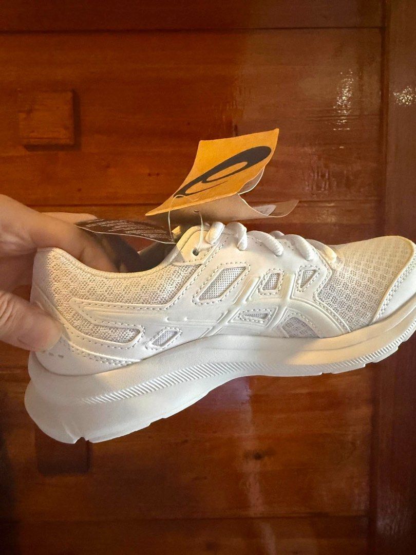 ASICS JOLT 3 Running Shoes White (Category: Sneakers) located in Pasig City. Submitted by trendsinstyle (Listing ID 1445178932, Image 2). Description: - Brand new ASICS JOLT 3 running shoes - Men's UK Size 3 / 22cm - Classic white on white colorway - Ideal for running and everyday wear - Comes with original box and tags attached - No Flaws .