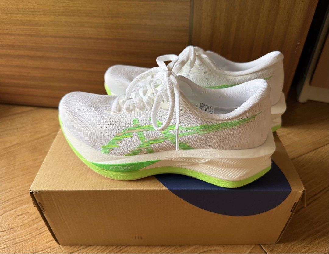 ASICS Sonicblast Women UK4.5 (Category: Sneakers) located in Singapore. Submitted by stayorstray (Listing ID 1445067754, Image 2). Description: - ASICS Sonicblast running shoes. - Only worn once (realised it’s abit too small for me) - UK4.5 / EU37.5 / US6.5 - Original box included.