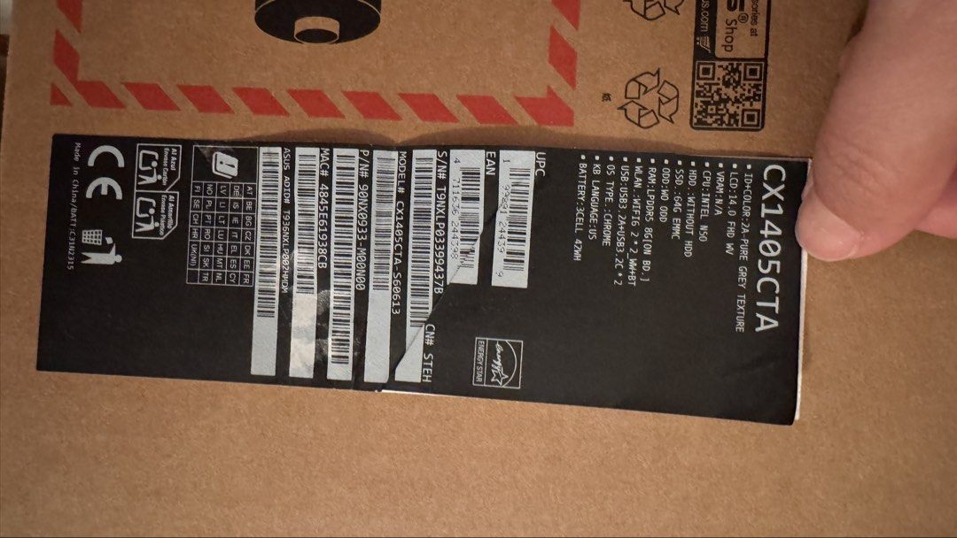 ASUS CX1405CTA Chromebook488008338763294720