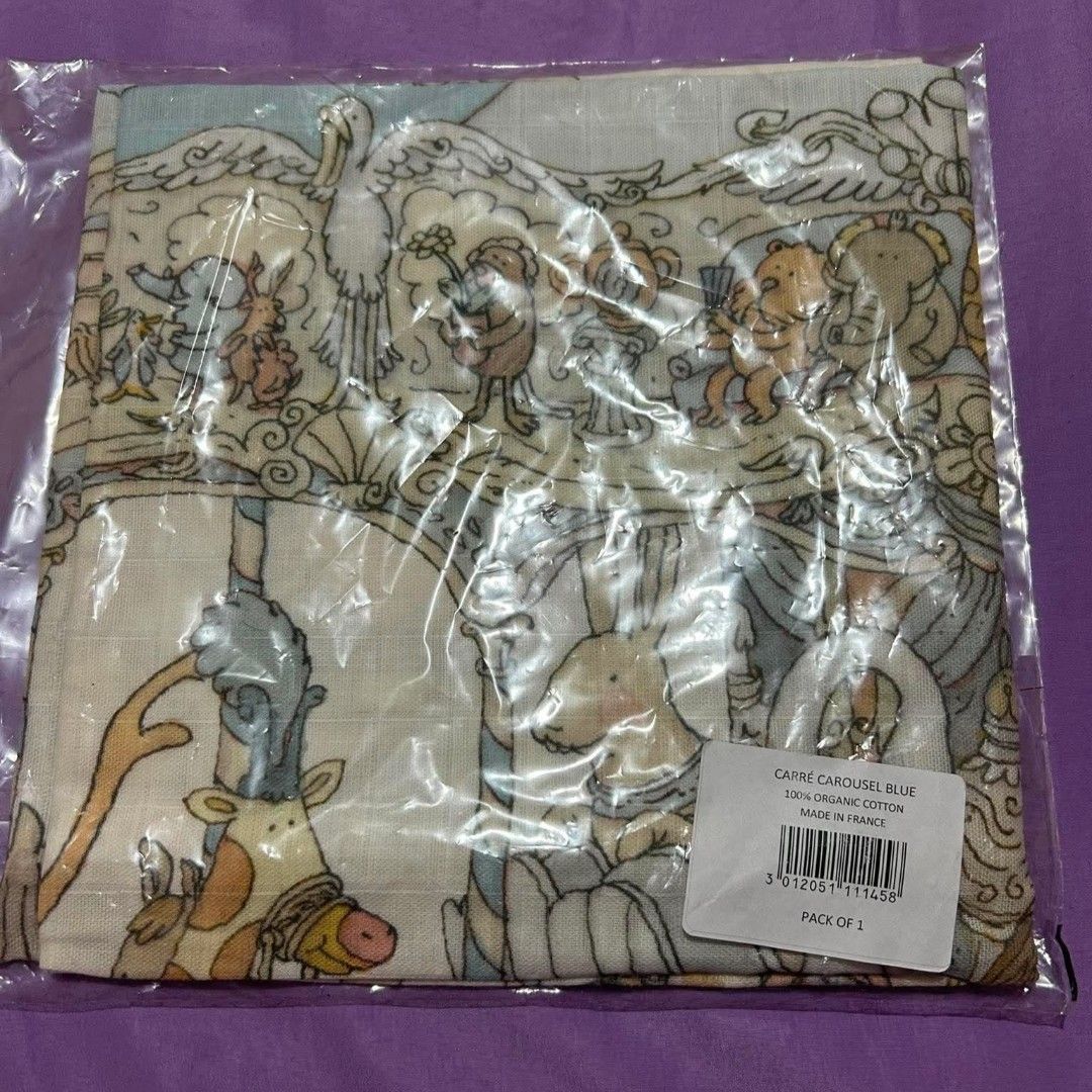Atelier Choux Paris Carré Carousel Blue Swaddle (Category: Maternity Care) located in Taguig. Submitted by jjcollectivefinds (Listing ID 1445230665, Image 2). Description: Atelier Choux Paris Carré Carousel Blue Swaddle Authentic Atelier Choux Paris organic cotton swaddle. Made in France. Soft premium fabric and iconic Carousel Blue design. Original retail price around ₱4,500. Selling for only ₱3,399! #atelierchoux #babyswaddle #organiccotton #ba