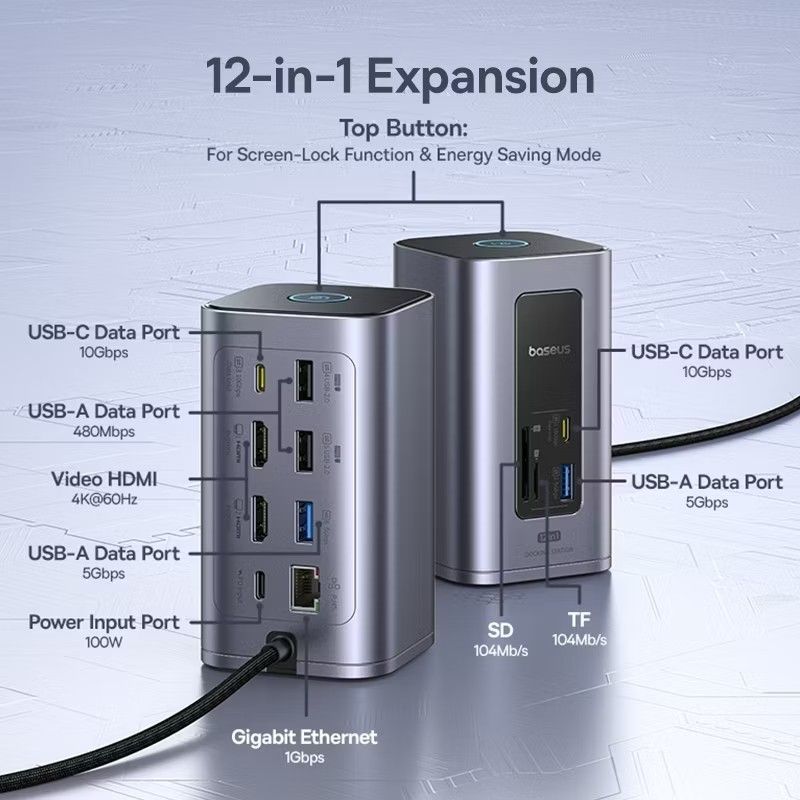 Baseus 12-in-1 Docking Station488479965578547201