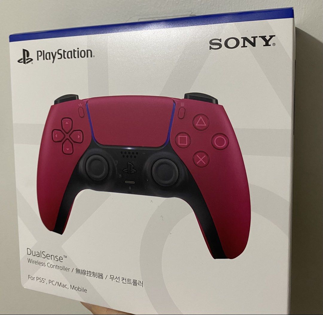 Brand New and Sealed PS5 Dualsense Wireless Controller Cosmic Red (Category: Controllers) located in Mandaluyong City. Submitted by youronlineseller777 (Listing ID 1445181638, Image 1). Description: Brand New and Sealed PS5 Dualsense Wireless Controller Cosmic Red Location: Mandaluyong along EDSA near Pioneer and Guadalupe billboards No COD Payment options Gcash or bank transfer Item may be inspected before paying when picked up by rider.