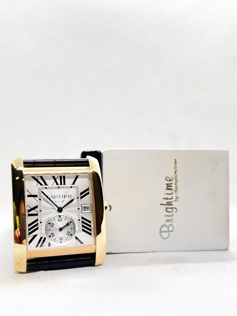 Brand New Cartier Tank MC W5330001 Silver Dial Automatic Rose Gold Casing Leather ( NOS, May 22 ) (Category: Watches) located in Singapore. Submitted by brightime (Listing ID 1445165936, Image 3). Description: Brand New Cartier Tank MC W5330001 Silver Dial Automatic Rose Gold Casing Leather ** Brand New ** ** New Old Stock ** Model : W5330001 Also known as : Tank MC Case size : 44mm X 34.3mm Dial : Silver Opaline Dial With Black Roman Numerals In