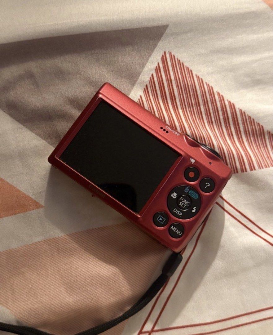 Canon PowerShot Digital Camera Red (Category: Cameras) located in San Simon. Submitted by shutyourself0101211 (Listing ID 1445084407, Image 2). Description: Canon Powershot A810 Digital Camera specs: • 16 megapixels • fully functional • CCD sensor • flash-working • 5x optical zoom (zoom in, zoom out) - working • modes (auto, program, live, digital IS, scene, movie) • scene selection (portrait, fireworks etc.) • effects (low light, fish eye, minia