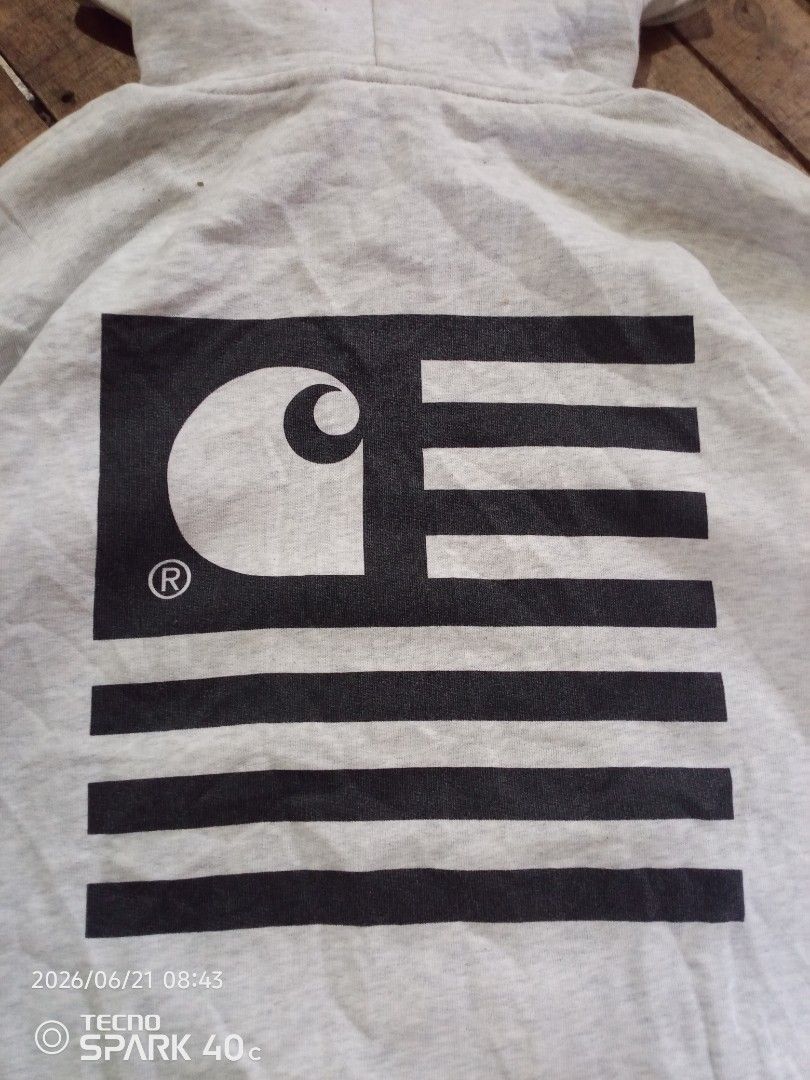 Carhartt WIP Stateflag Hoodie (Category: Hoodies) located in Bislig. Submitted by micoy22 (Listing ID 1445051161, Image 3). Description: FOR SALE CARHARTT STATE FLAG PULLOVER HOODIE SIZE XL FITTING WAISTLINE 24 LENGTH 29 GOOD CONDITION NEED WASH ONLY UNLI VOUCH BISLIG CITY SDS.