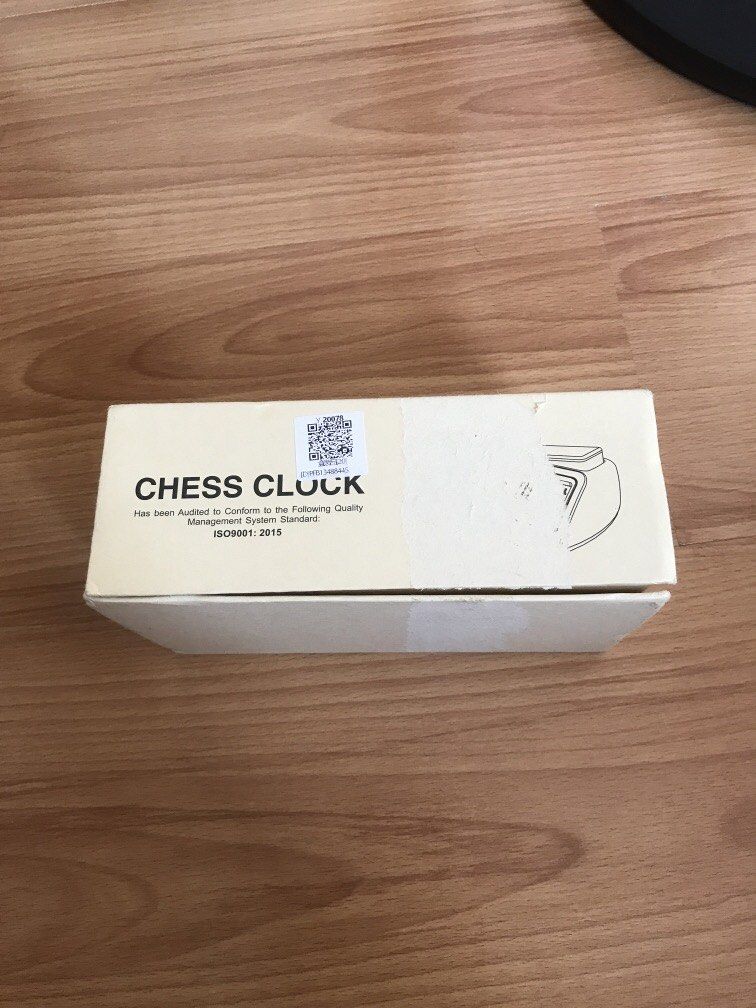 Chess clock (Category: Toys & Games) located in Marikina City. Submitted by LoveLocalbyPAF (Listing ID 1445060708, Image 2). Description: Chess clock - like new.