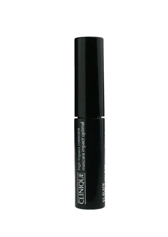 Clinique High Impact Mascara 01 black (Category: Makeup) located in Makati City. Submitted by mylynmylyn (Listing ID 1445098205, Image 1). Description: 01 black 3.5ml travel mascara sealed item USA bought.
