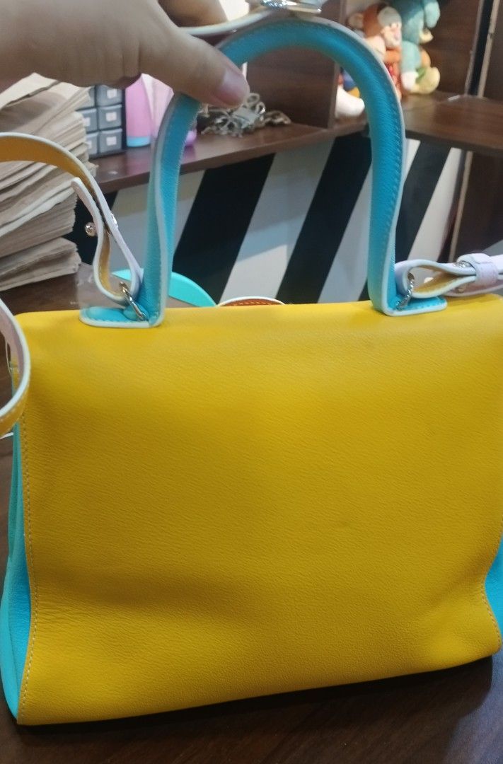 Delvaux Multicolor Leather Handbag (Category: Luxury Bags & Wallets) located in Legazpi City. Submitted by georgepineda791 (Listing ID 1445158731, Image 2). Description: ✨ Preloved Delvaux Two-Way Bag ✨ An elegant and sophisticated Delvaux bag crafted from quality leather inside and out. Made in France, this luxurious piece showcases exceptional craftsmanship and timeless style. Its beautiful combination of colors makes it a standout accessory th