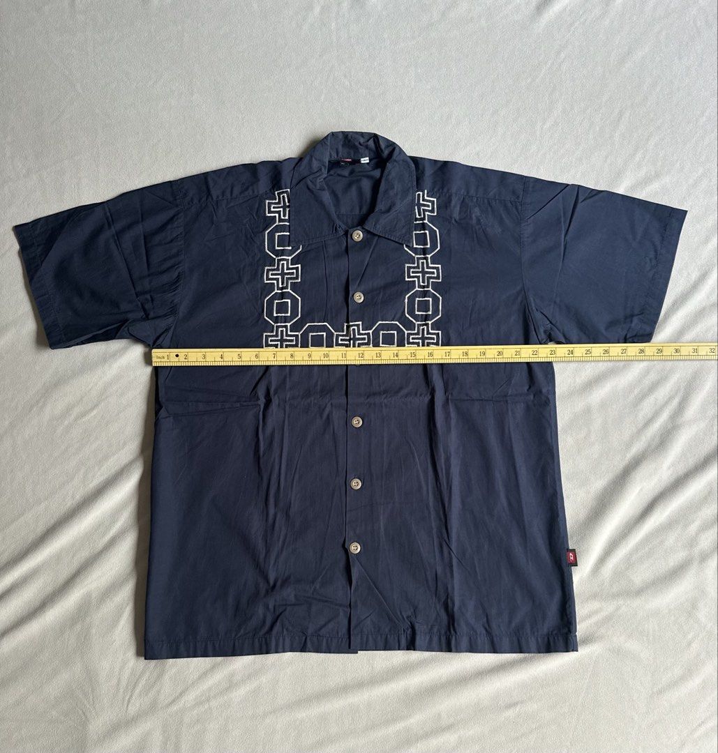 Diesel Vintage Polo for Men (Category: Tshirts & Polo Shirts ) located in Aroroy. Submitted by nicadeclutterz (Listing ID 1445115042, Image 3). Description: • DIESEL VINTAGE POLO FOR MEN - original - in good condition - vintage - size L - colors may appear lighter or darker due to lighting - manage expectations as this item is preloved - dm for more details ☺️ dimes length: 28 width: 23 💰MOP: GCASH/BDO/GO TYME 🚚 MOP: JNT/LBC.