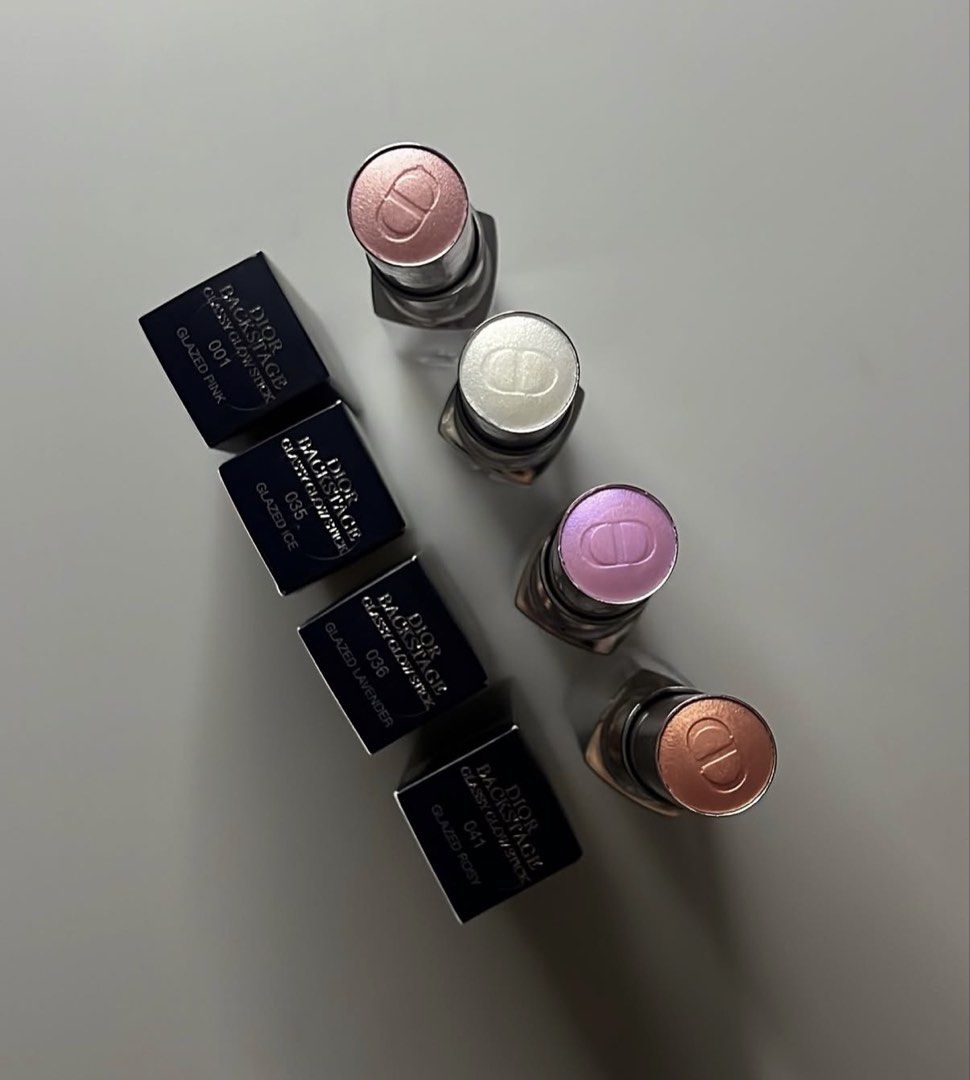 Dior Backstage Glassy Glow Stick NEW (Category: Makeup) located in Bulacan. Submitted by shopwithme_23 (Listing ID 1445107273, Image 3). Description: 💯authentic (money back guaranteed if proven fake) ✅with box Shades: 001 Glazed pink 035 Glazed ice 036 Glazed lavender 041 Glazed rosy .