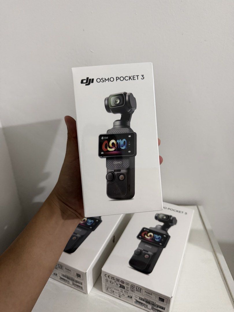 DJI Osmo Pocket 3 Gimbal Camera (Category: Cameras) located in Limay. Submitted by idistrictph (Listing ID 1445122676, Image 1). Description: DJI Osmo Pocket 3 Standard Package Brandnew and sealed With 1 yr warranty Last 3 units available Selling Price: 16k only (fixed non-nego) Last price posted po, will not entertain low ballers. Location: Bataan/Pampanga Open for shipping via LBC COP w/ minimal downpayment. Shipping fee will be shouldered by t