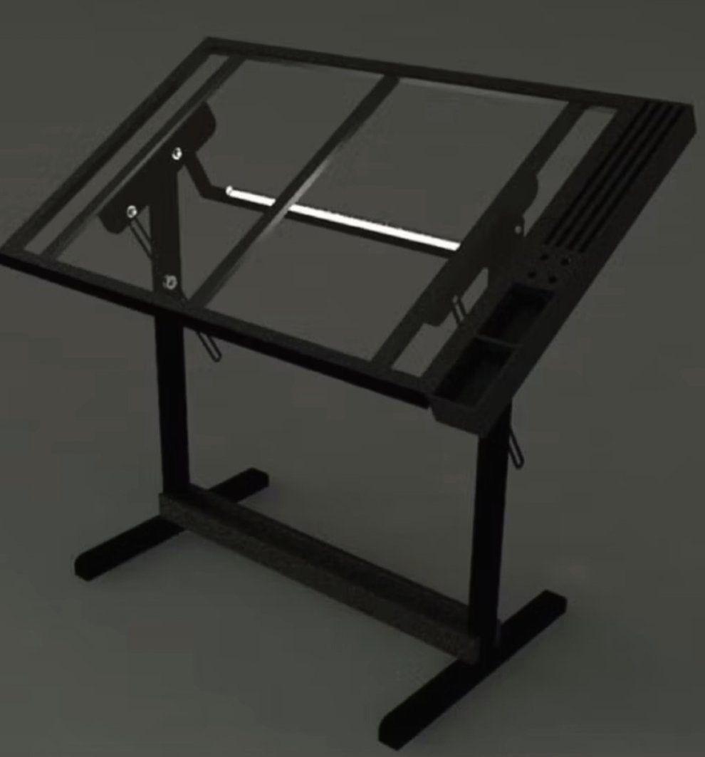 Drafting Table (Category: Office Furniture & Fixtures) located in Manila. Submitted by reialesand45014 (Listing ID 1445102968, Image 3). Description: ACRYLIC DRAFTING TABLE STANDARD SIZE WITH ORGANIZER CLEAR ACRYLIC SHEET STANDARD SIZE 24”x 36” • Organizer • Solid Wood frame painted • Heavy Duty and High Quality. • Pen Stopper • LED Light • Angle is adjustable Used for 5 years (Architecture School) Minor Floss Can negotiate .