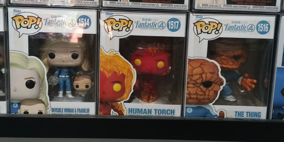 Fantastic 4 Funko Pop Set (Category: Designer & Blind Box Toys) located in Manila. Submitted by rjoseff.cloud (Listing ID 1445227458, Image 1). Description: Fantastic 4 Funko Pop Set ⭕️First to Pay Basis | Last Price Posted ❌No Long Reservation 📍Item Location: Dapitan Sampaloc Manila 💵Payment Method: Bank Transfer | GCash | Maya 🚚Mode of Shipping: Pick-up | Lalamove | Grab.