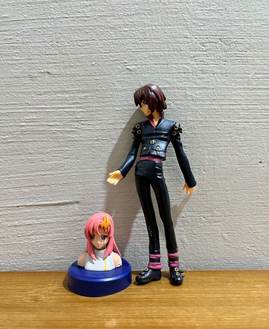 GUNDAM SEED DESTINY MINI FIGURE - SET OF 2 (Category: Figurines & Statues) located in Villasis. Submitted by aalvar.collection (Listing ID 1445067672, Image 1). Description: Selling Gundam Seed Destiny Figure for Php80 only. -as is/wyswyg/loose condition -issue: no base -with markings Mop: Gcash Mod: Meetup, J&T or LBC (COP/COD) My Location: Villasis, Pangasinan Shipping: Open for shipping, Buyers will handle the expense Note: All items are pre-l