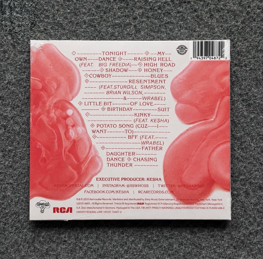 High Road - Kesha CD Album (Category: CDs & DVDs) located in Dasmarinas. Submitted by ohsnaprecords (Listing ID 1445092901, Image 2). Description: Mode of Payment: Gcash/Paypal Mode of Delivery: JNT/GGX Shoulder po ng buyer ang shipping fee. Interested? Dm me.