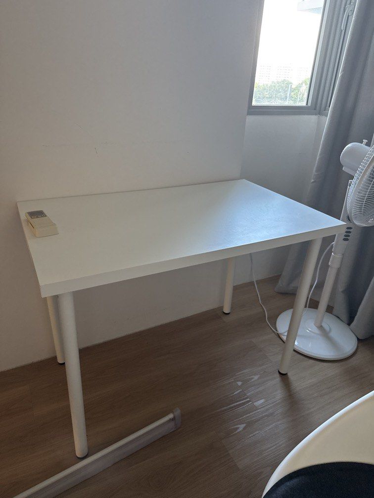 IKEA study table (Category: Tables & Sets) located in Singapore. Submitted by 92builders (Listing ID 1445050839, Image 1). Description: Moving out sale: self collection at 475A Upper Serangoon Crescent.
