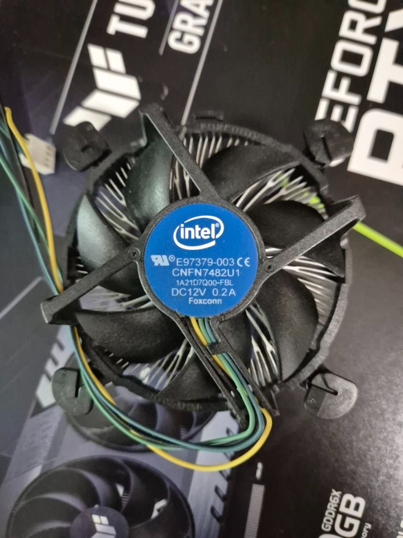 Intel CPU Cooler Fan CNFN7482U1 Foxconn DC12V 0.2A, Computers & Tech ...
