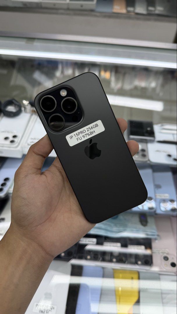 iPhone 15 Pro 256gb 97% batt FU NTC Approved (Category: iPhone 15 Series) located in Manila. Submitted by carimgadgets (Listing ID 1445099019, Image 1). Description: .