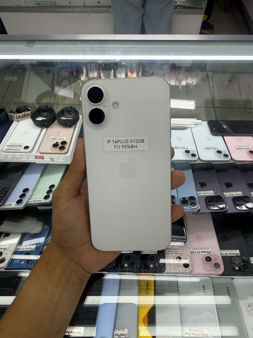 Iphone 16 Plus 512gb fu 95% bh (Category: iPhone 16 Series) located in San Juan City. Submitted by keannagadgetph (Listing ID 1445058974, Image 1). Description: Available for today's post! Grab na! Quick info : IPhone 16+ 512gb 95% bh Factory unlock Makinis Ntc approved Accepting swap / Trade in / installment / walk in For fast transaction 09777177470 look for alyanna Fb page : javeds gadget shop.