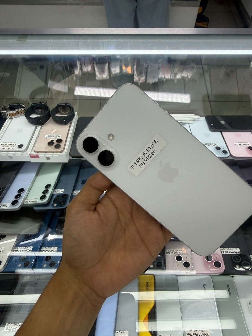 Iphone 16 Plus 512gb fu 95% bh (Category: iPhone 16 Series) located in San Juan City. Submitted by keannagadgetph (Listing ID 1445058974, Image 2). Description: Available for today's post! Grab na! Quick info : IPhone 16+ 512gb 95% bh Factory unlock Makinis Ntc approved Accepting swap / Trade in / installment / walk in For fast transaction 09777177470 look for alyanna Fb page : javeds gadget shop.