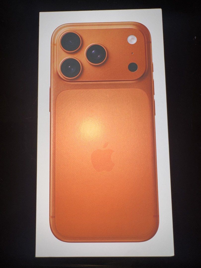 iPhone 17 Pro (sealed brand new) (Category: iPhone 17 Series) located in Manila. Submitted by xiaofan9999 (Listing ID 1445227558, Image 1). Description: - Brand new, sealed iPhone 17 Pro - Storage: 256GB - Color: Cosmic Orange - NTC and FU certified - Original packaging intact - Meetups available at Festival Mall Food Court, Muntinlupa City.