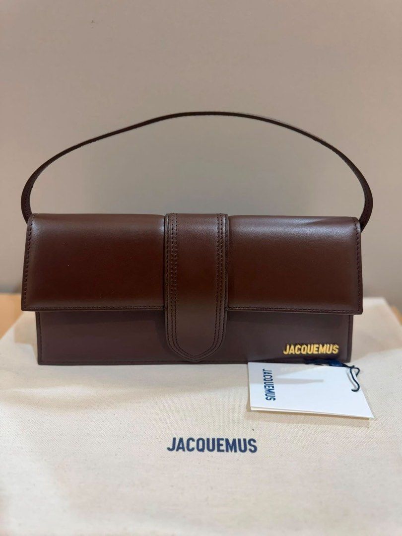 Jacquemus Long Bambino (Category: Luxury Bags & Wallets) located in Bulacan. Submitted by fruityhybrid (Listing ID 1445178533, Image 1). Description: - Genuine brown leather Jacquemus bag - Comes with original dust bag and tag dm me for more details.