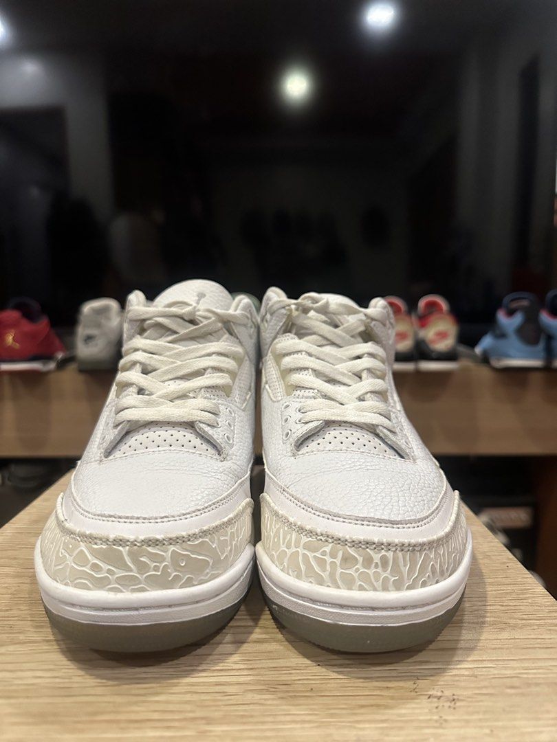 Jordan 3 retro "Pure white" (Category: Sneakers) located in Quezon City. Submitted by collectorsblvd (Listing ID 1445143773, Image 3). Description: .
