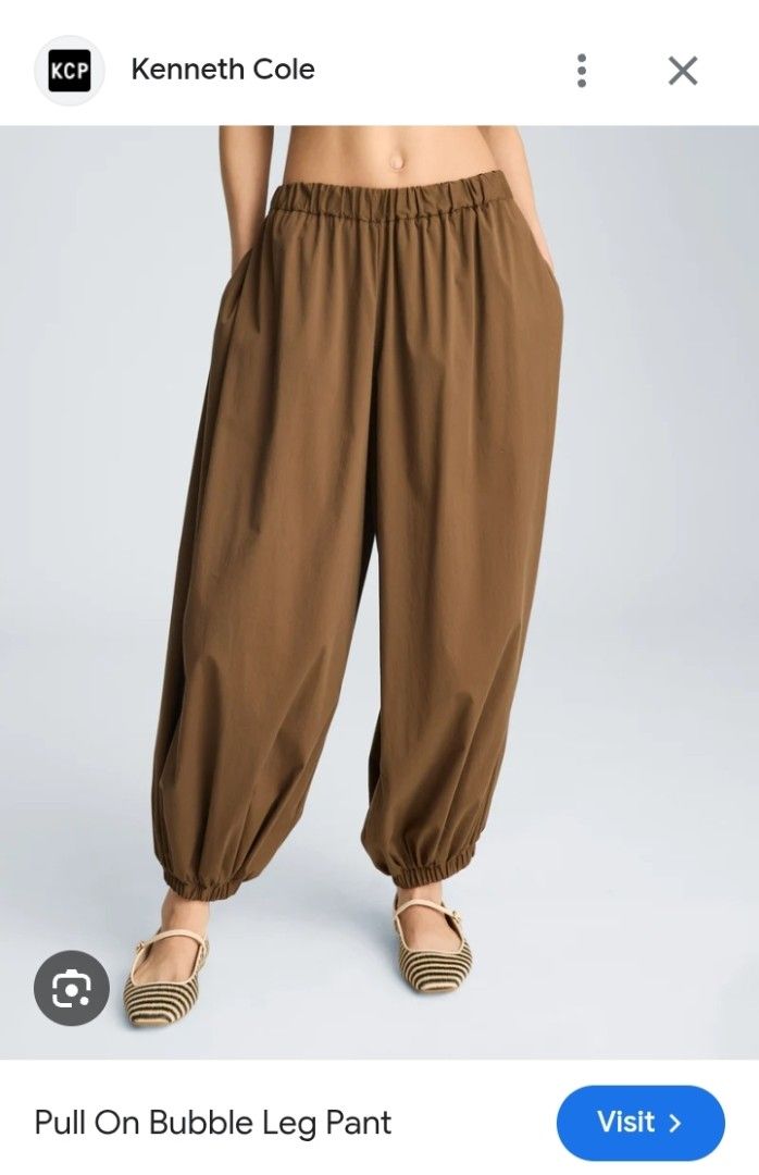 Kenneth Cole Pull on bubble leg pants (Category: Other Bottoms) located in Cavite. Submitted by oncetop_declutter (Listing ID 1445051847, Image 2). Description: brand new without hangtag ideal for 5'5" height and up please refer to 2nd pic ( website screenshot) for actual color.