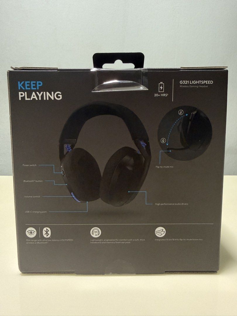 Logitech G321 Lightspeed Wireless Gaming Headset Bluetooth488470834861854721