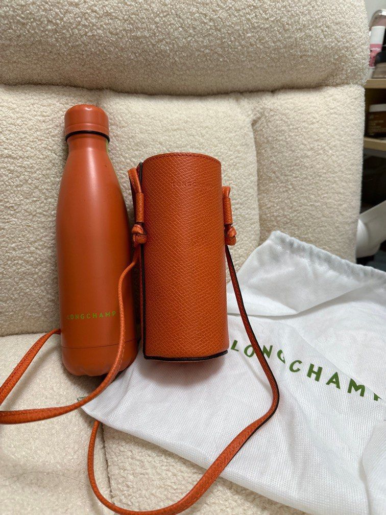 Longchamp Thermal Bottle with Leather Holder488573423762155523