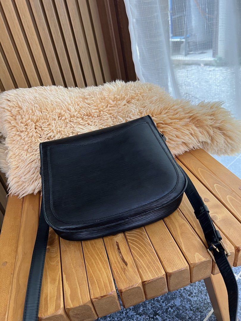 Louis Vuitton Epi Leather Black Shoulder Bag (Category: Luxury Bags & Wallets) located in Bulacan. Submitted by gcdeclutters_malolosbulacan (Listing ID 1445090564, Image 3). Description: 🖤 Louis Vuitton Saint Cloud Epi sale originally 24,000 Classic vintage LV in Epi leather. ✔️ Authentic ✔️ Comes with Entrupy Certificate of Authenticity ✔️ Freshly restored 💰 ₱24,000 Mine via DM. SF excluded. Sold = Deleted | Posted = Available. - Classic black