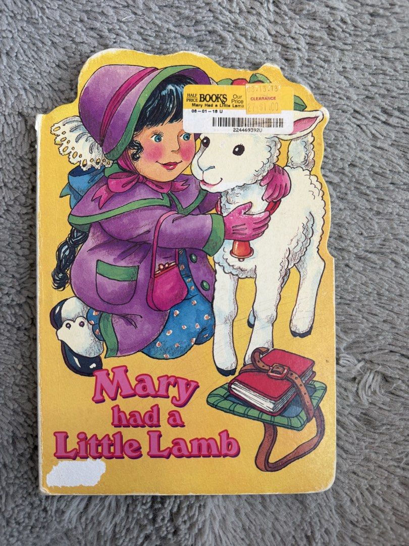 Mary had a Little Lamb book (Category: Children's Books) located in San Juan City. Submitted by knickscorner (Listing ID 1445161733, Image 1). Description: .