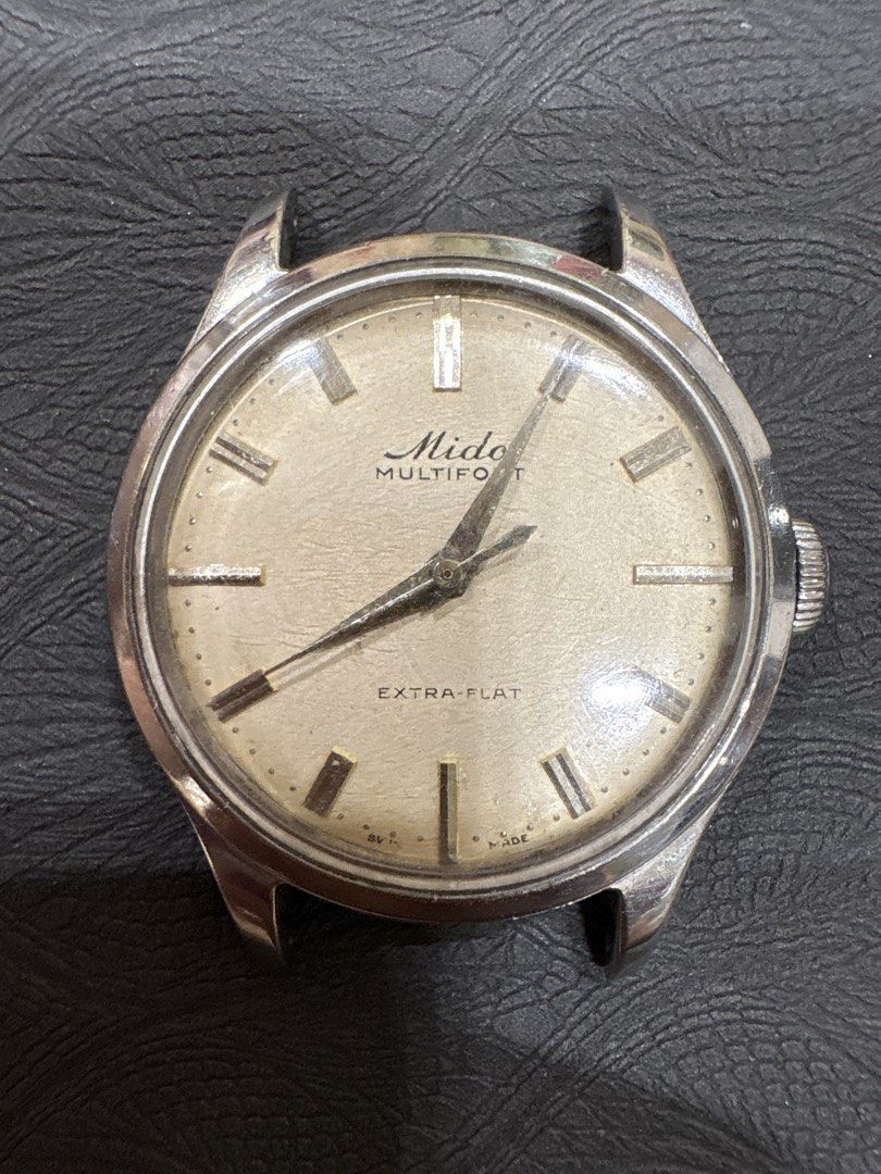Mido Multifort Extra-Flat Men's Watch （分類：手錶）位於 Hong Kong。 由 twocd 提交（商品編號 1445166322，圖片 1）。簡介： 32mm 正常運作＇使用痕跡＇錶面有瑕疵。