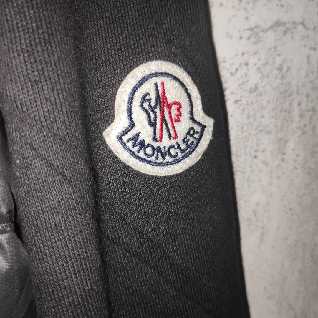 Moncler Black Down and Knit Peplum Jacket (Category: Luxury Apparel) located in Masbate. Submitted by ydruattacks (Listing ID 1445184739, Image 3). Description: MEASUREMENT: 20W x 23.5L CONDITION: VERY GOOD ISSUE: SOME MINOR ISSUE ON BELOW ZIPPER. LOCATION: BICOL PLEASE MAKE AN OFFER🙏.