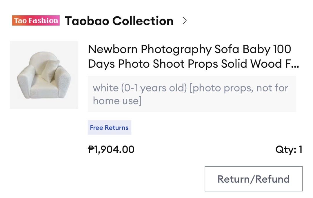Newborn photography props (Category: Other Photography Accessories) located in Cabanatuan. Submitted by krnlim (Listing ID 1445046742, Image 2). Description: - Newborn photography props set - Includes wooden milestone marker with floral design - Comes with a decorative lamp - Perfect for capturing baby milestones - Adds a charming touch to photo shoots Inclusions: - sofa/chair with pillow - cloth for additional accent - side table with drawer - t