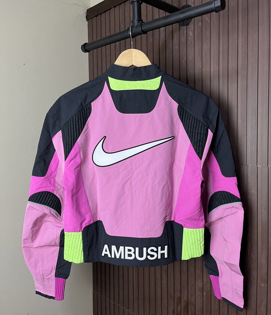 Nike - Ambush Motorcycle Jacket (Category: Coats, Jackets and Outerwear) located in Cabanatuan. Submitted by cabsygoods (Listing ID 1445193749, Image 3). Description: Nike - Ambush Motorcycle Jacket Dimes 19 x 21 inches Very good condition No issue Color rate 9/10 Dm to purchase! 📩.