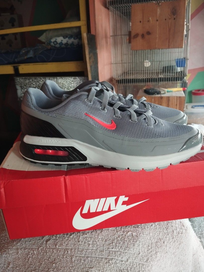 Nike Airmax Bia (Grey) (Category: Casual Shoes) located in Caloocan City. Submitted by jpot05 (Listing ID 1445094816, Image 1). Description: For Sale Never Used with box Nike Airmax Bia (Grey) size US10 1500 php only courier Lalamove Grab Jnt.