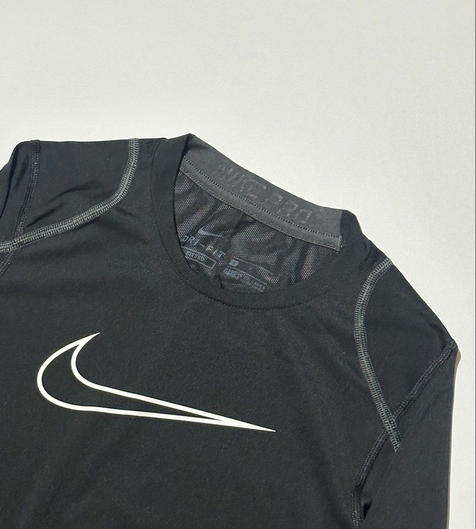 Nike Pro Compression Full Sleeves (Category: Activewear) located in Manila. Submitted by reclaimed.shop (Listing ID 1445106119, Image 3). Description: Description: Built for high-performance training, this Nike Pro Dri-FIT Men’s Tight-Fit Long-Sleeve Top is designed to deliver compression support, breathability, and sweat control during intense workouts or athletic sessions. It works well as both a base layer and a standalone training top. ✔️ Dri