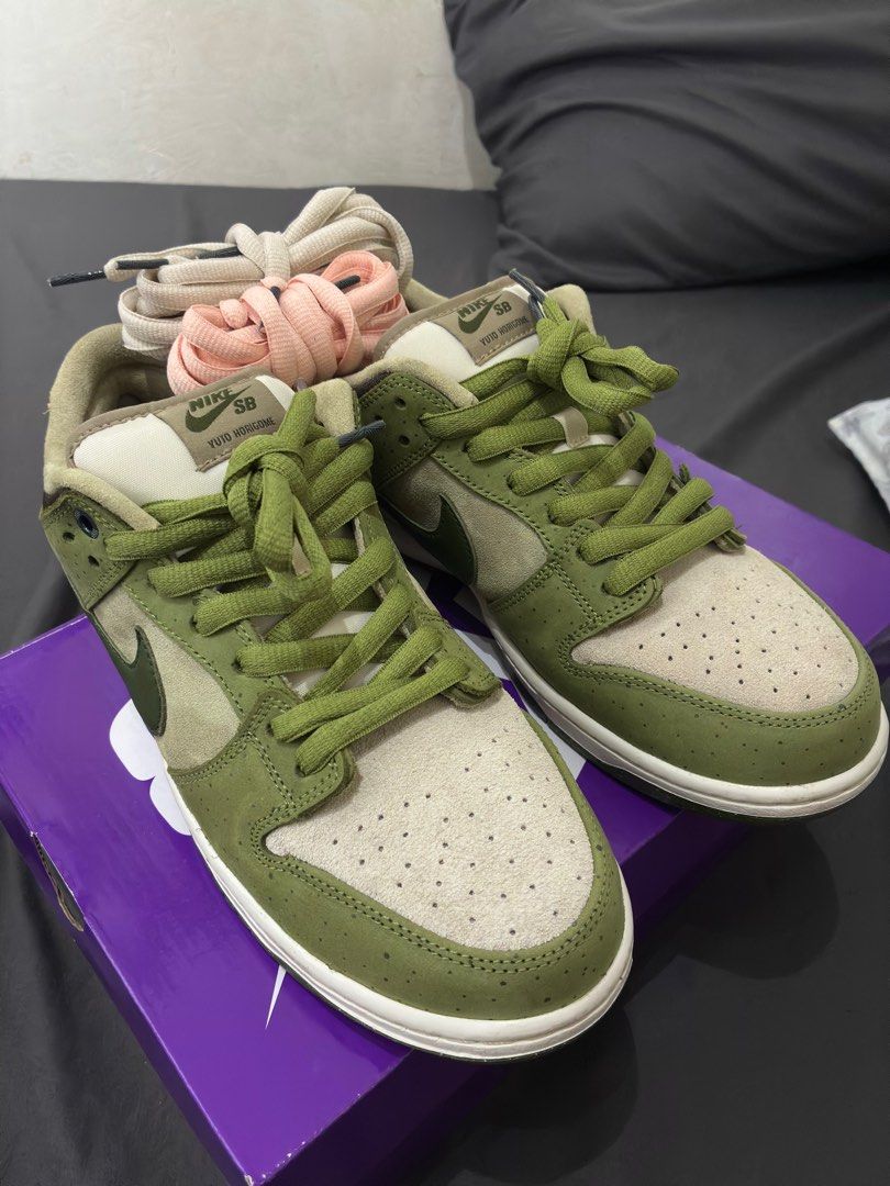 Nike sb dunk low matcha( yuto horigome) (Category: Sneakers) located in Manila. Submitted by ramirezallen85308 (Listing ID 1445092898, Image 3). Description: For sale Nike sb dunk low pro matcha Yuto horigome signature shoes Size 10 mens Brand new shoes No issue❎❎❎ Salamats.