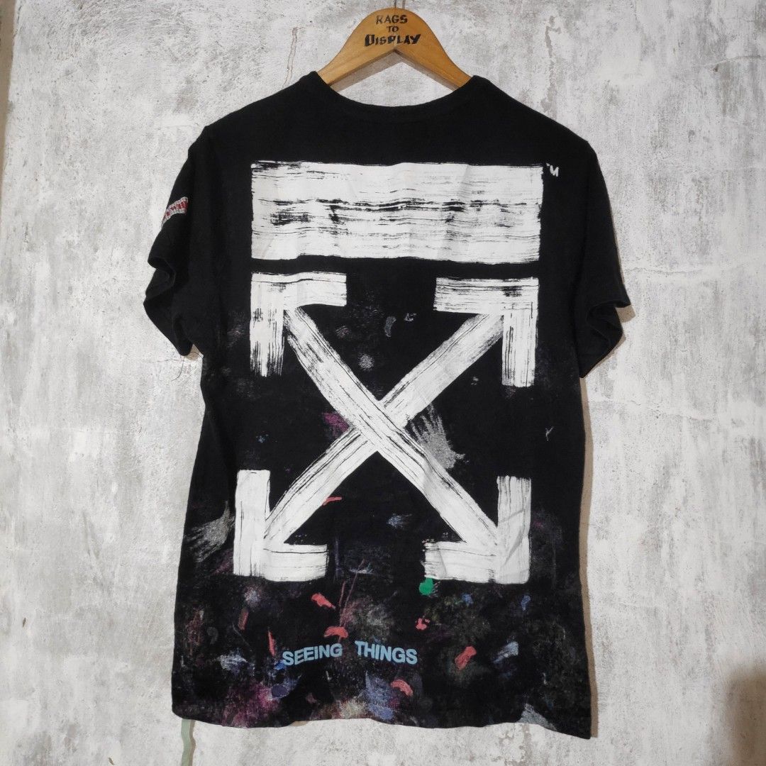 OFF WHITE ARROW SHIRT (Category: Luxury Apparel) located in Masbate. Submitted by ydruattacks (Listing ID 1445174192, Image 1). Description: MEASUREMENT: 19.5W x 26.5L CONDITION: EXCELLENT ISSUE: NONE LOCATION: BICOL PLEASE MAKE AN OFFER🙏.