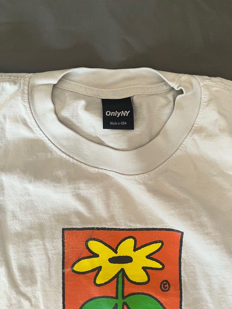Only NY Cropped Boxy Tee (Category: Shirts) located in Taguig. Submitted by nrox_ (Listing ID 1445090052, Image 2). Description: Cropped boxy tee from NYC brand Only NY Print is a bit faded from storage .