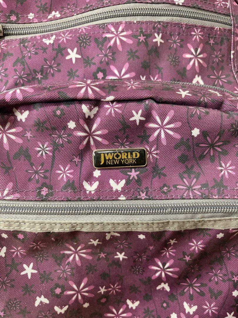 ORIGINAL JWORLD BRAND TROLLEY BACKPACK (Category: Backpacks) located in Valenzuela. Submitted by dkjapansurplus (Listing ID 1445047290, Image 2). Description: IMPORTED FROM JAPAN ORIGINAL JWORLD BRAND TROLLEY BACKPACK 🎯 LAPTOP COMPARTMENT 🎯 FRONT ZIPPER POCKET 🎯 SMOOTH WHEELS ROTATION 🎯 LIGHTWEIGHT 🎯 DURABLE POLYESTER CASE 🎯 TOP HANDLE CARRY 🎯 PUSH HANDLE TROLLEY 🎯 WIDE SPACE CAPACITY NO ISSUE.. MINIMAL MARK OF USAGE‼️ .