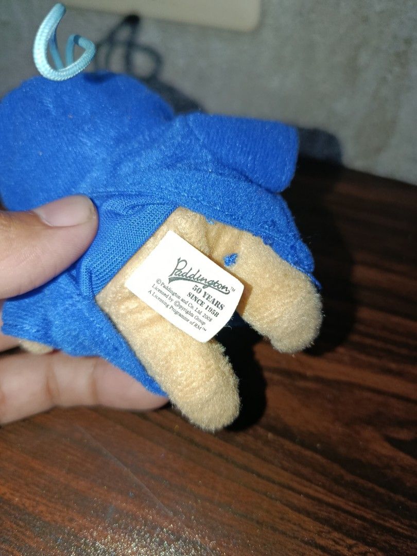Paddington bear mini stuff toy (Category: Plushies & Soft Toys) located in Prosperidad. Submitted by basicdept07 (Listing ID 1445211756, Image 2). Description: very good condition missing boots only w/tag.