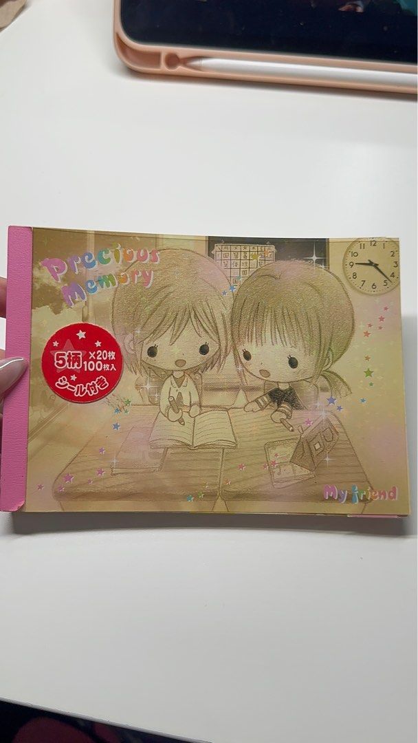 Precious memory heisei vintage memo pad (Category: Stationery & School Supplies) located in Muntinlupa City. Submitted by minmikaela (Listing ID 1445043893, Image 1). Description: flaws are shown in the pics.